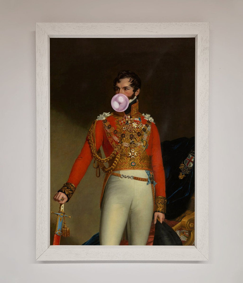 Bubble Gum Admiral Framed Wall Art-2