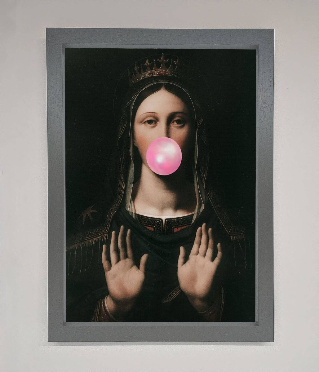 Bubble Gum Renaissance Framed Print-4