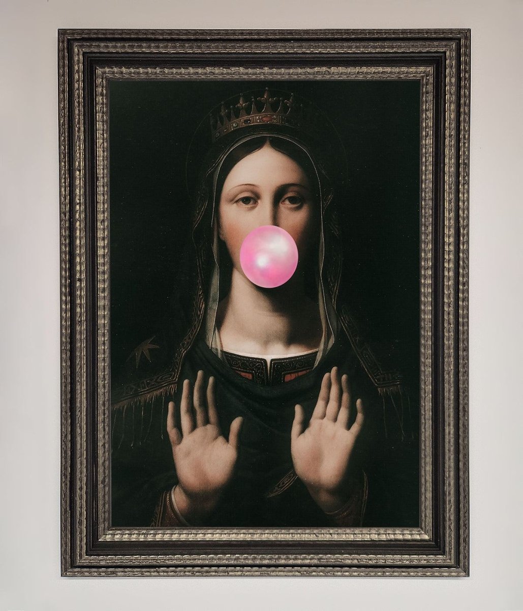 Bubble Gum Renaissance Framed Print-17