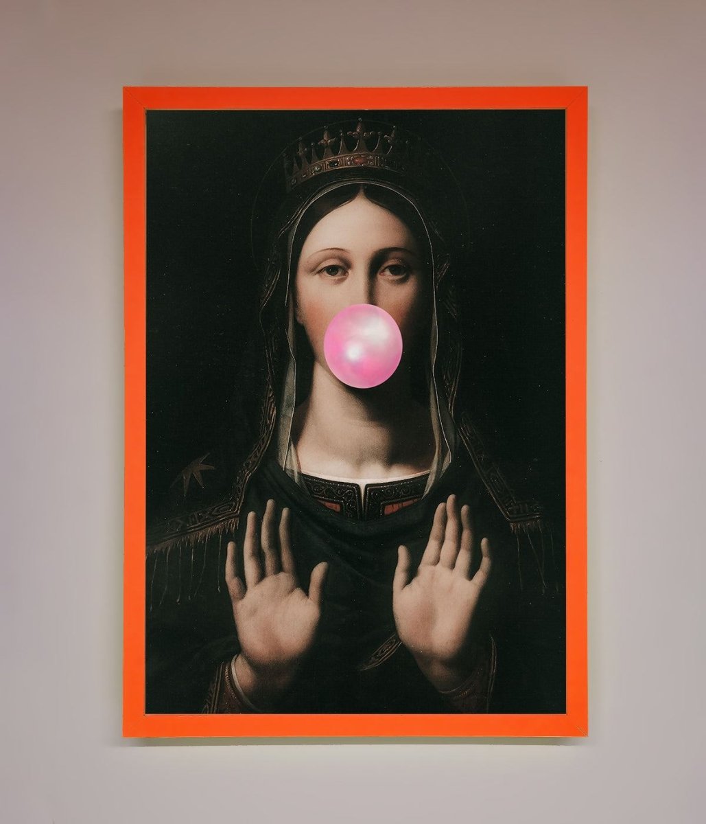 Bubble Gum Renaissance Framed Print-11