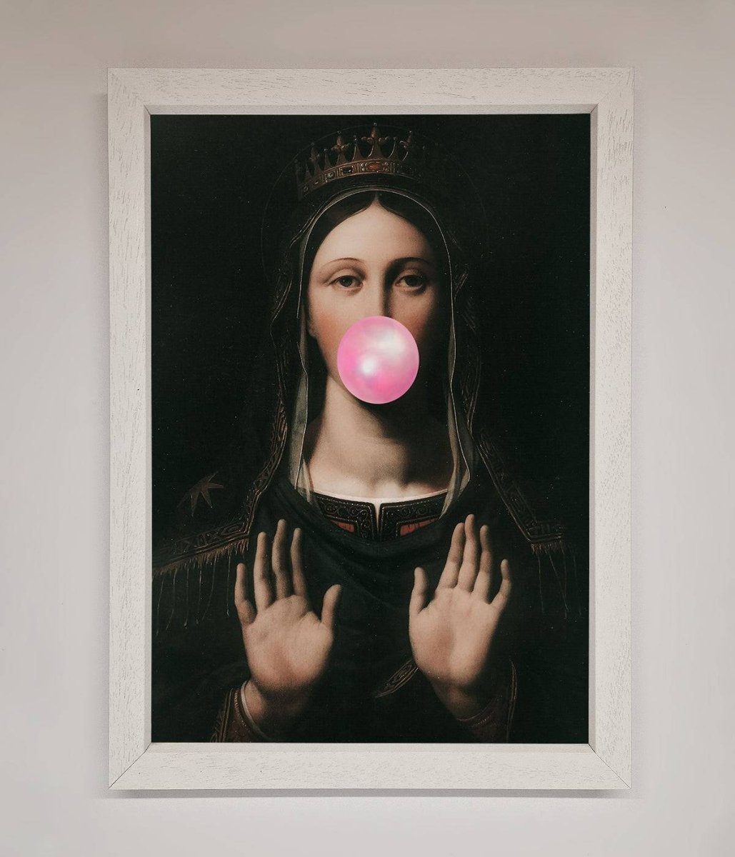 Bubble Gum Renaissance Framed Print-2