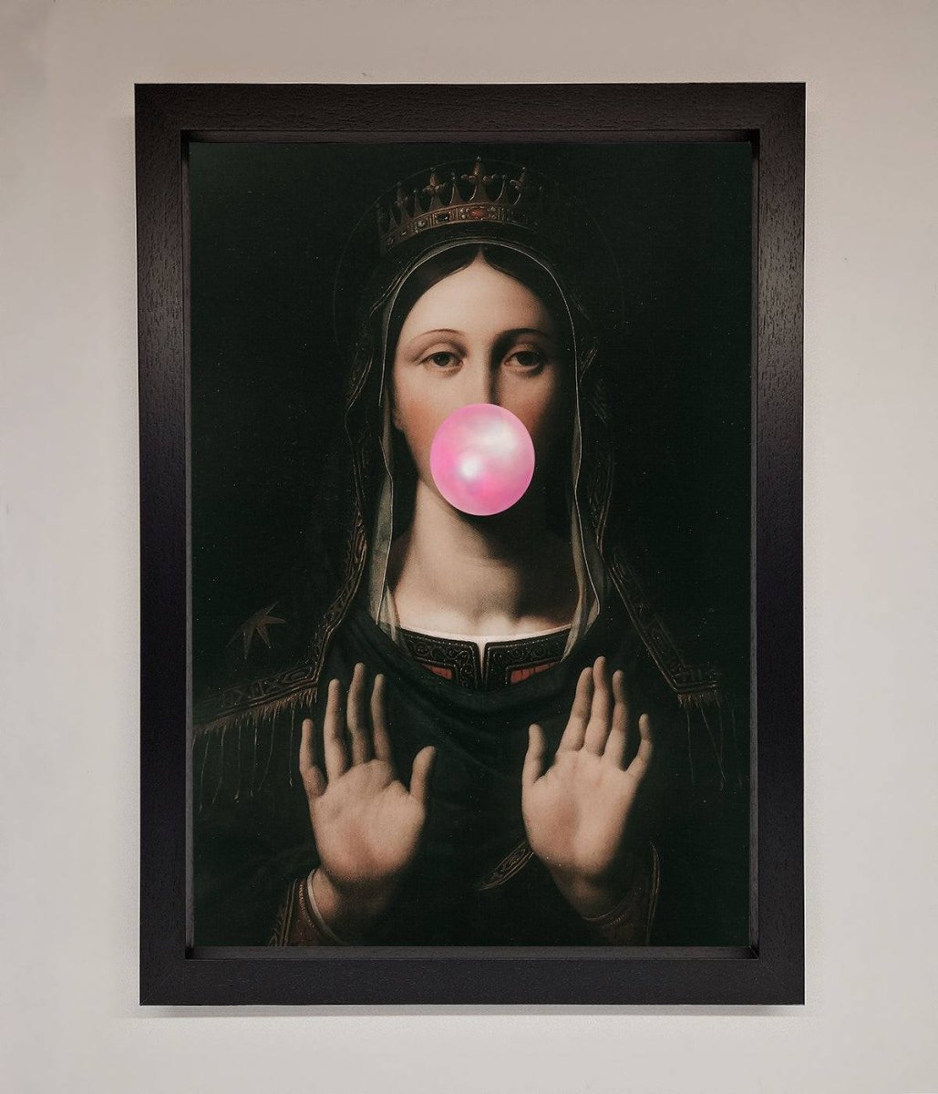 Bubble Gum Renaissance Framed Print-1
