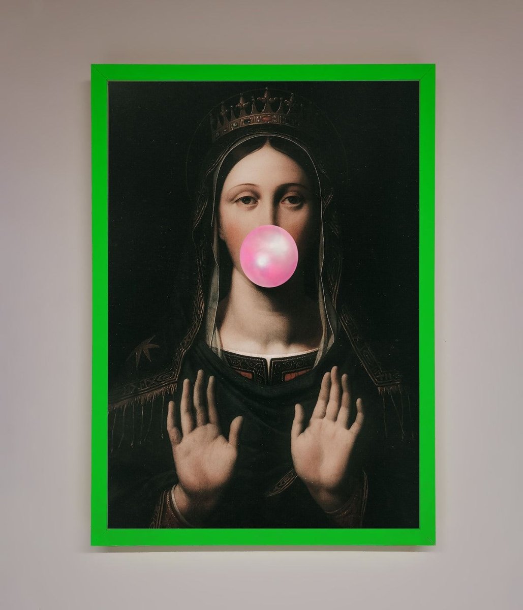 Bubble Gum Renaissance Framed Print-12