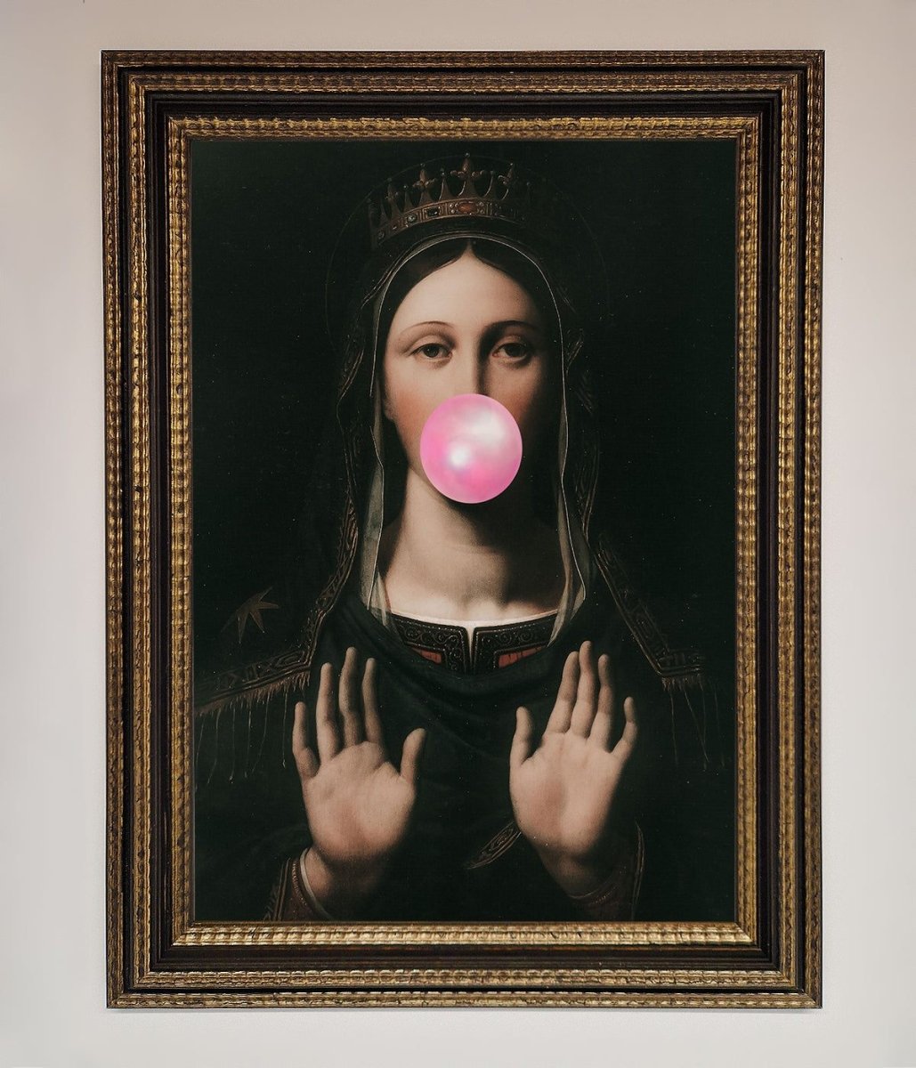 Bubble Gum Renaissance Framed Print-18