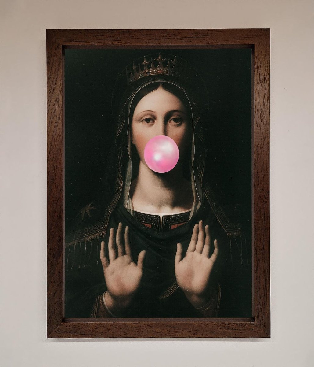 Bubble Gum Renaissance Framed Print-10