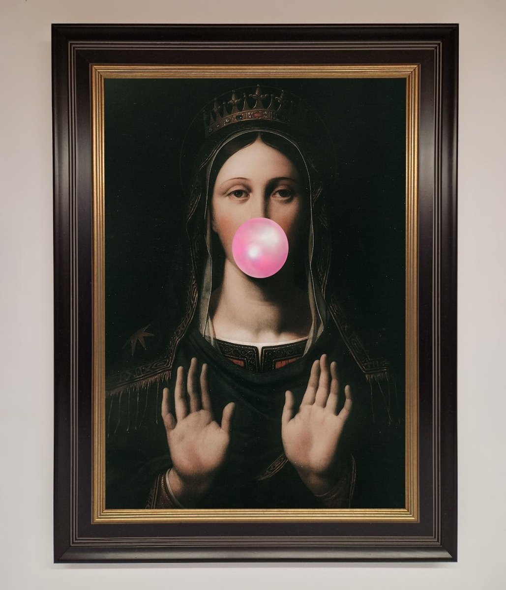 Bubble Gum Renaissance Framed Print-9