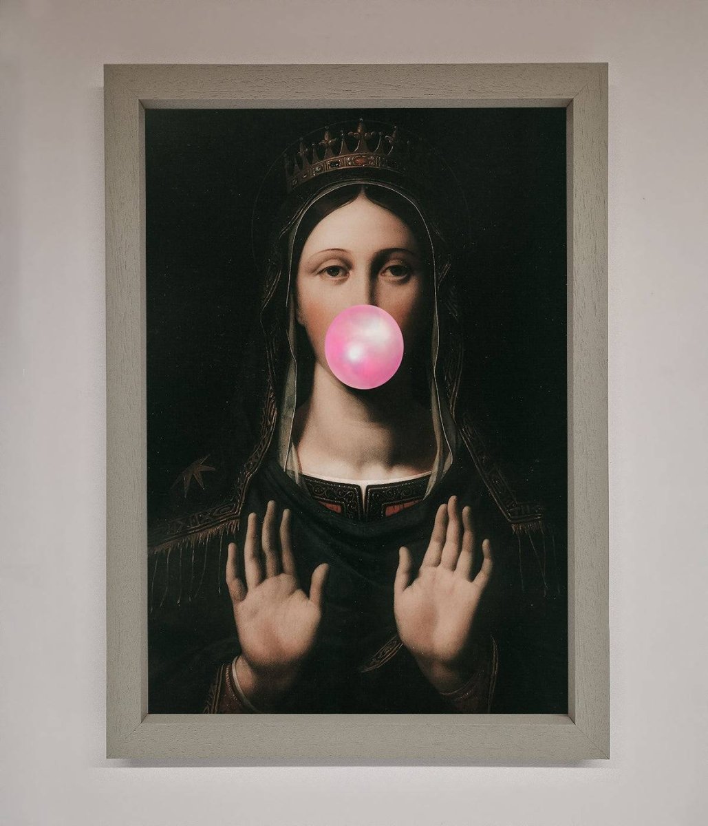 Bubble Gum Renaissance Framed Print-3