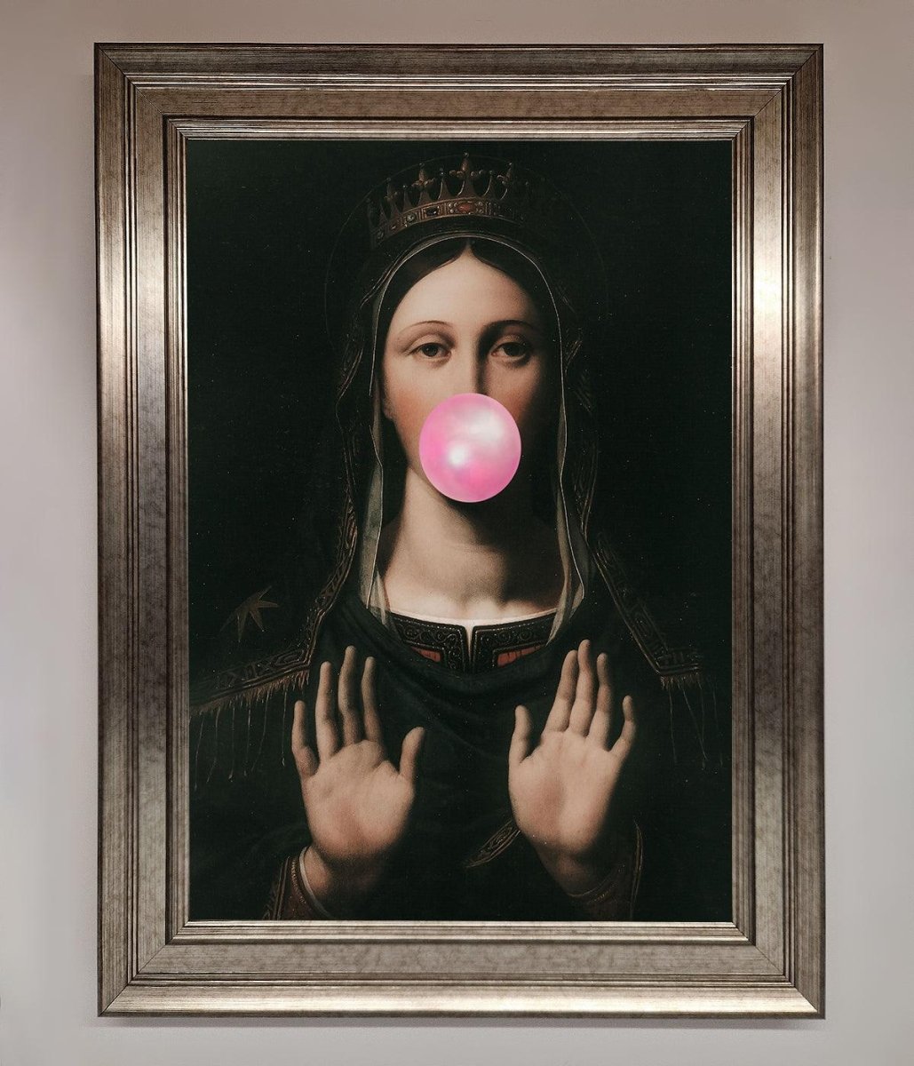 Bubble Gum Renaissance Framed Print-5