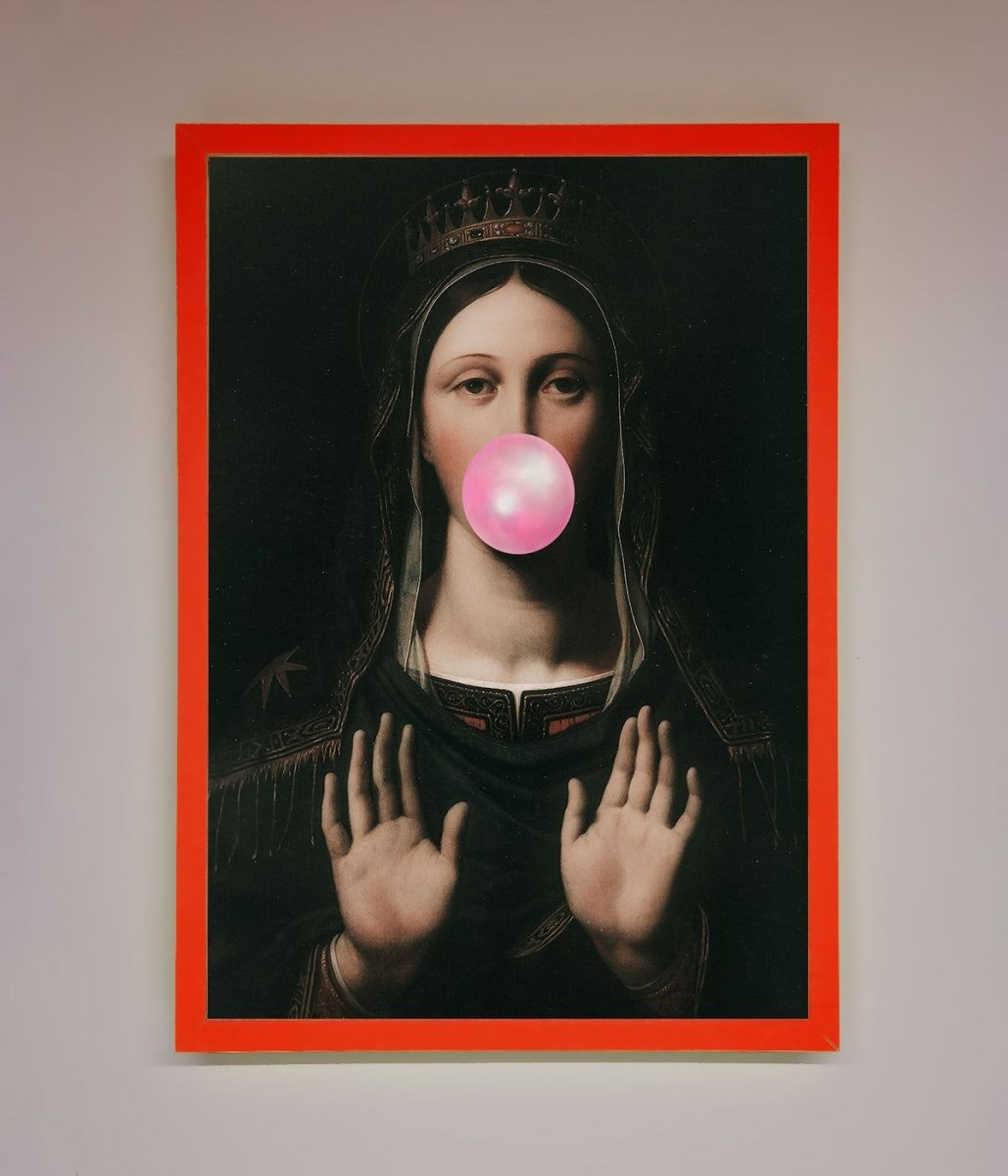 Bubble Gum Renaissance Framed Print-15