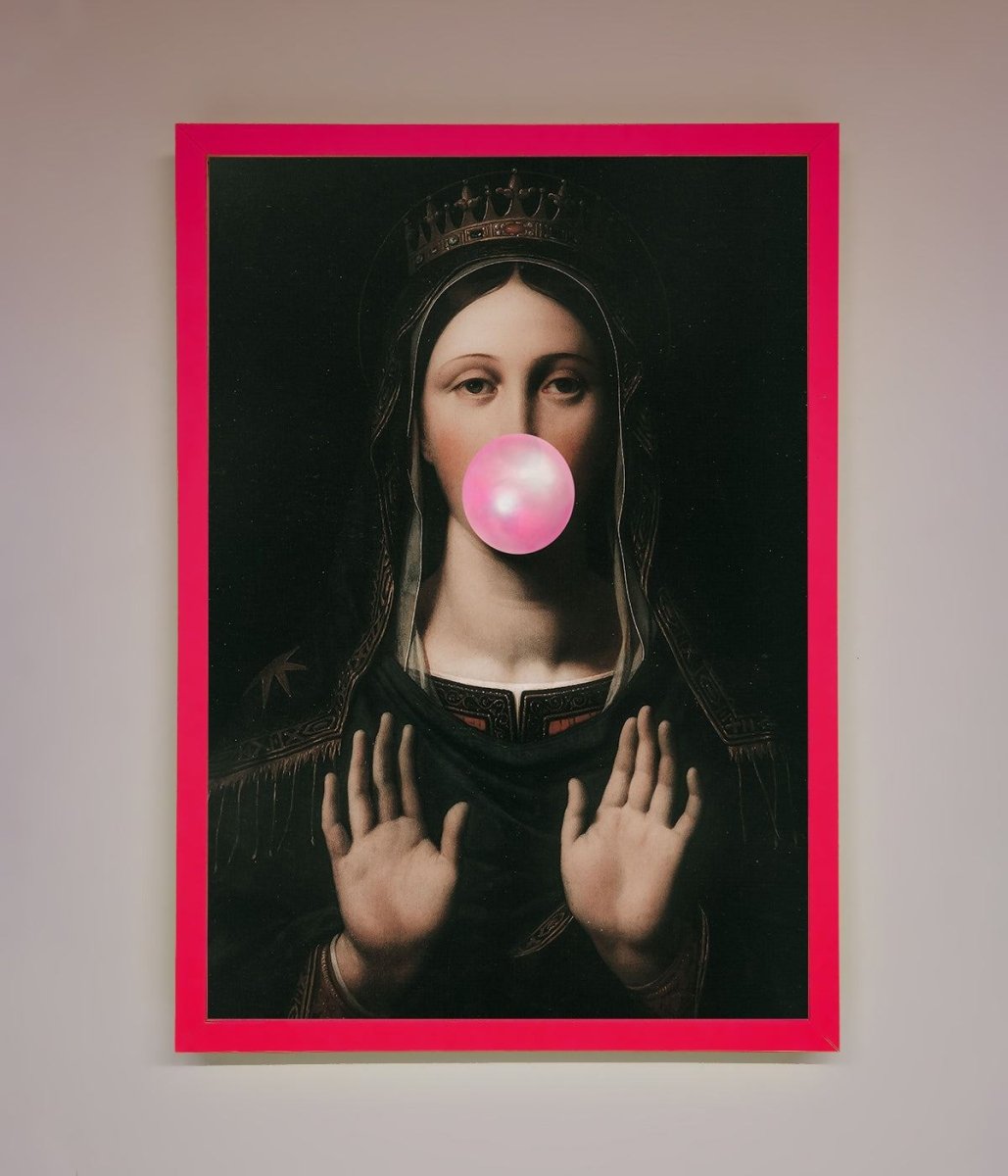 Bubble Gum Renaissance Framed Print-14