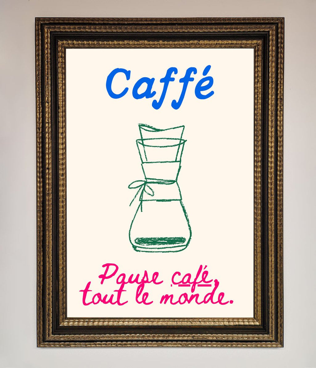 Caffe Art Framed Print-18