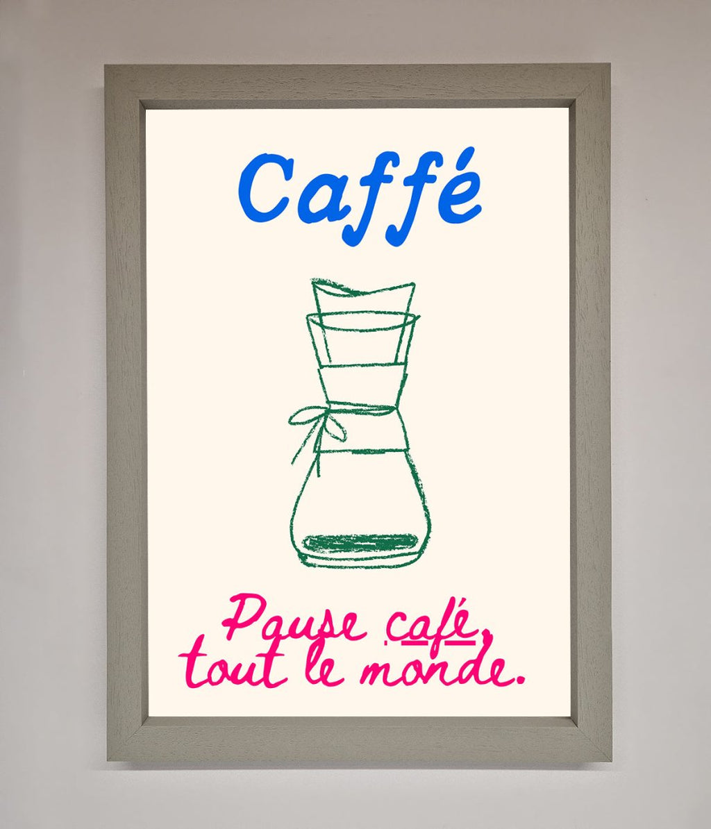 Caffe Art Framed Print-3