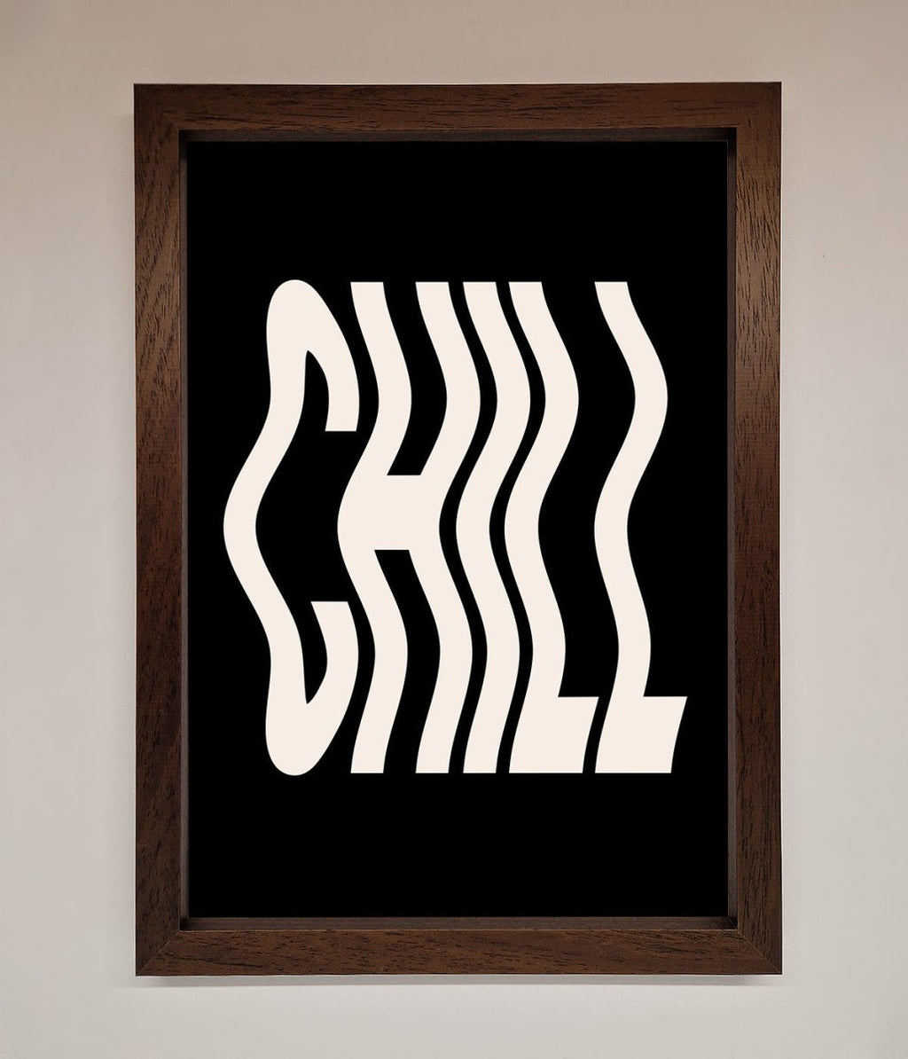 Chill Black Framed Wall Art-4