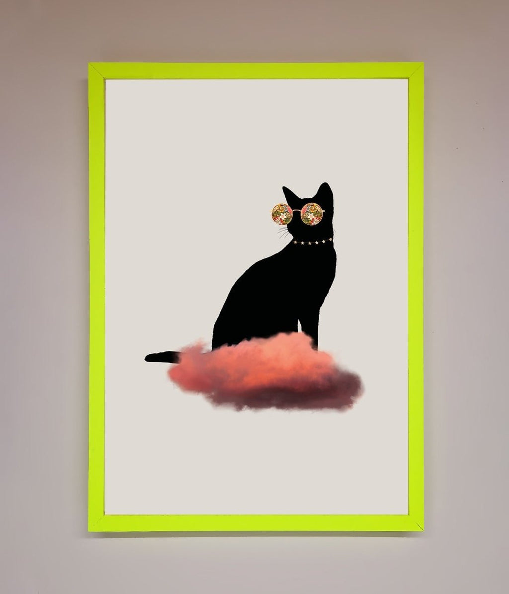 Cloud Cat Framed Poster-12