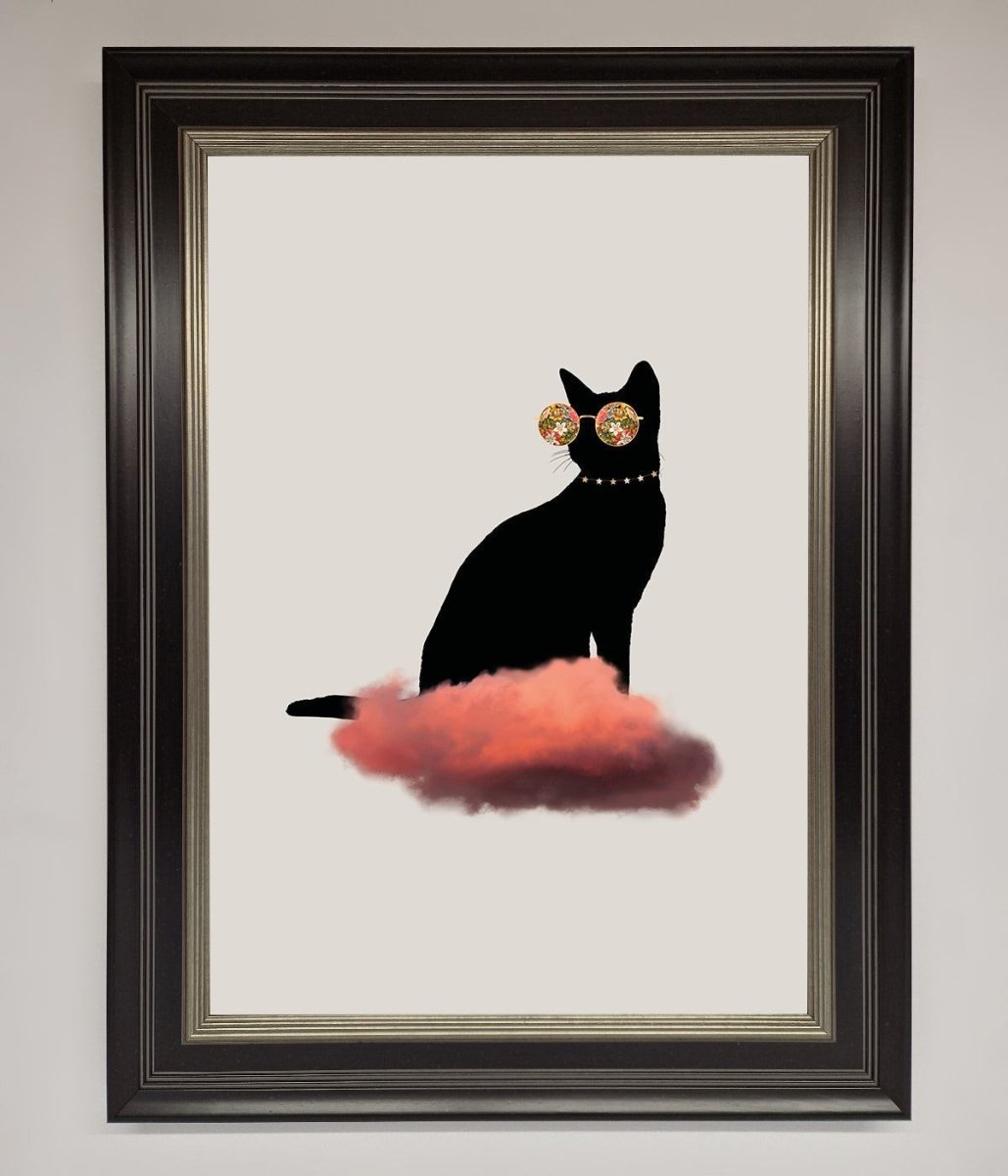 Cloud Cat Framed Poster-8