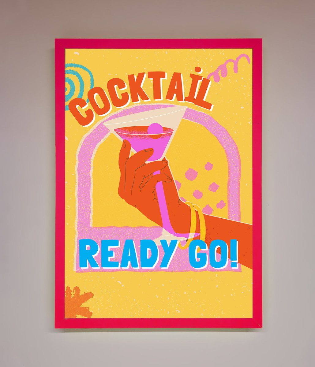 Cocktail Ready Go Framed Poster-13