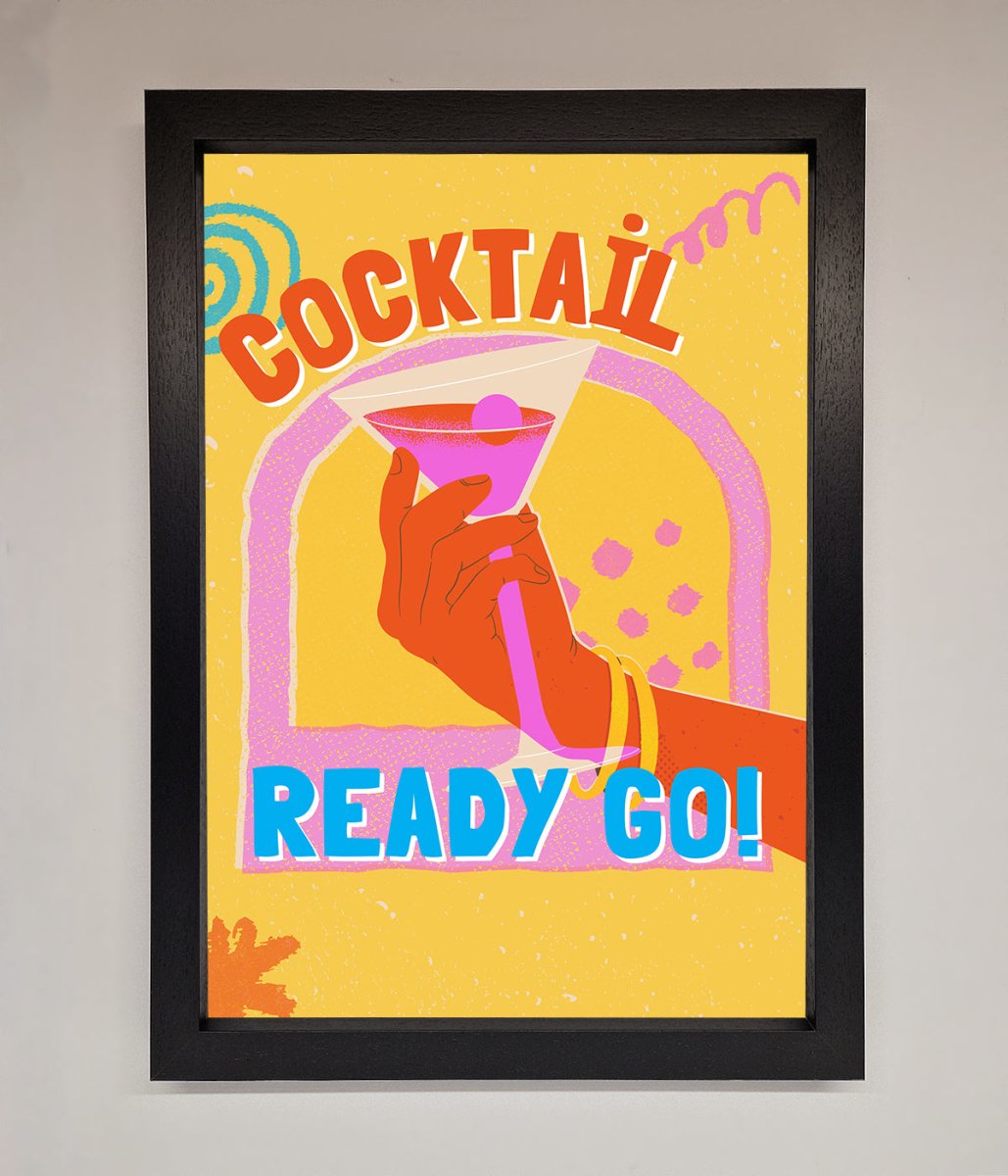 Cocktail Ready Go Framed Poster-1