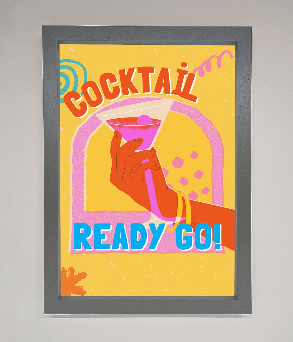 Cocktail Ready Go Framed Poster-4