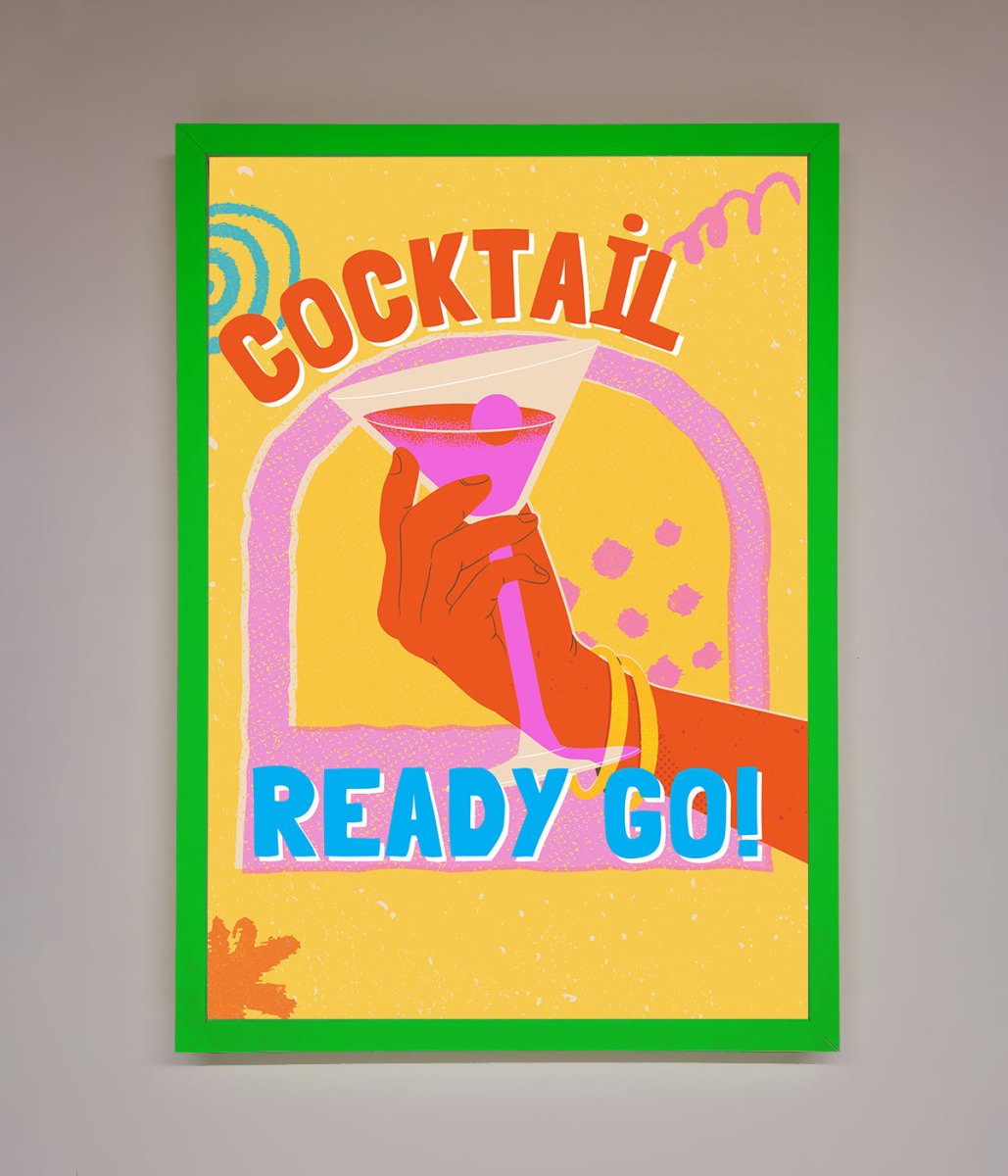 Cocktail Ready Go Framed Poster-11