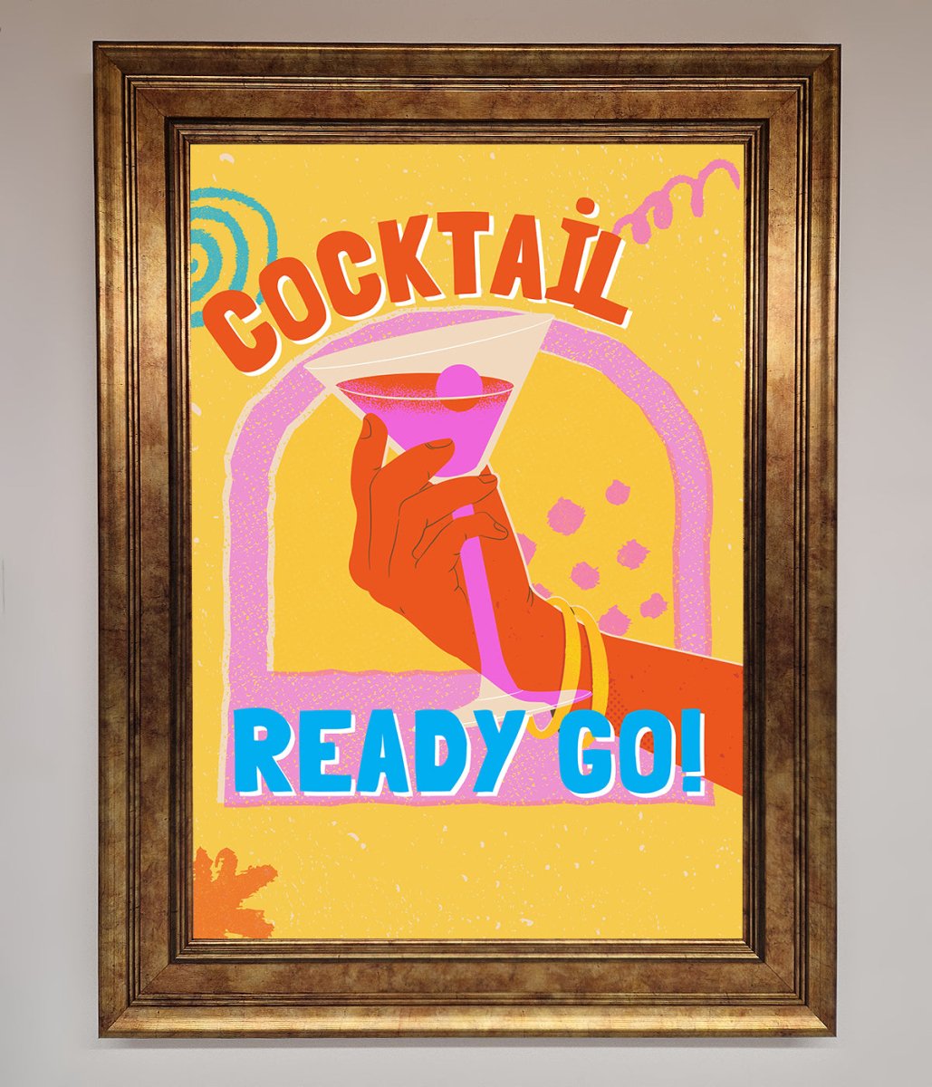 Cocktail Ready Go Framed Poster-7