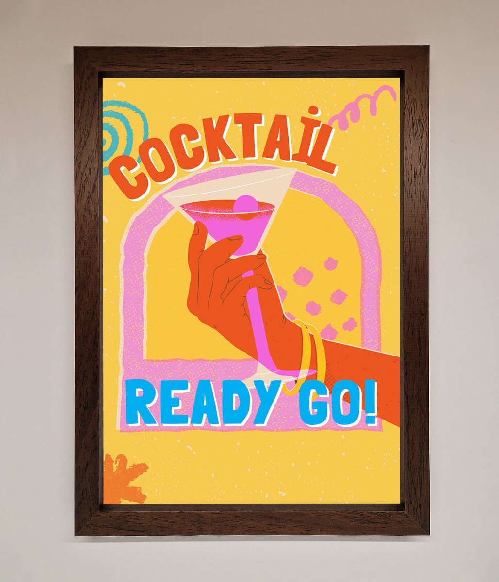 Cocktail Ready Go Framed Poster-10