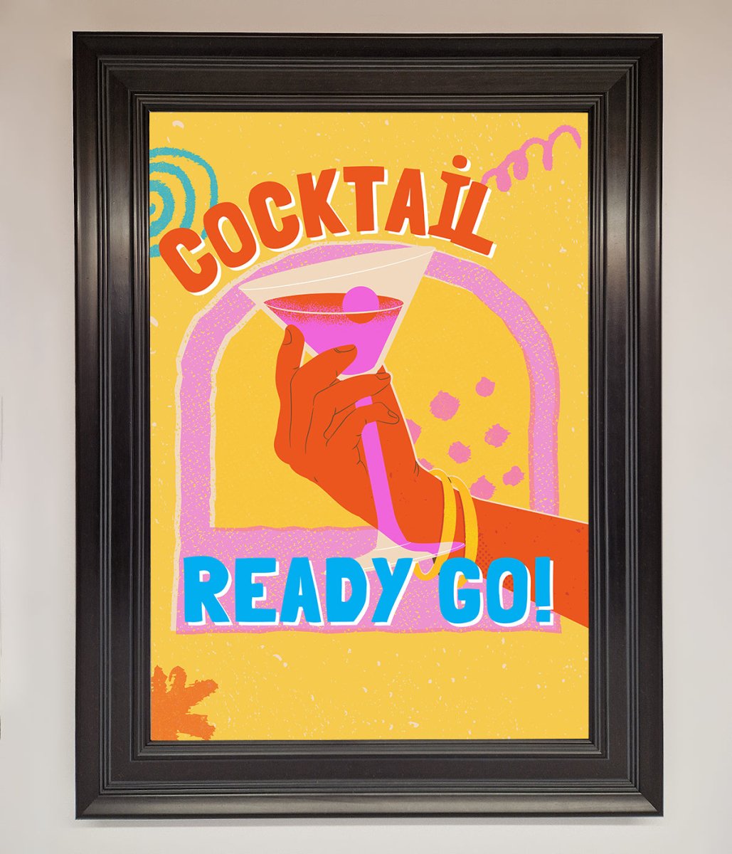 Cocktail Ready Go Framed Poster-6