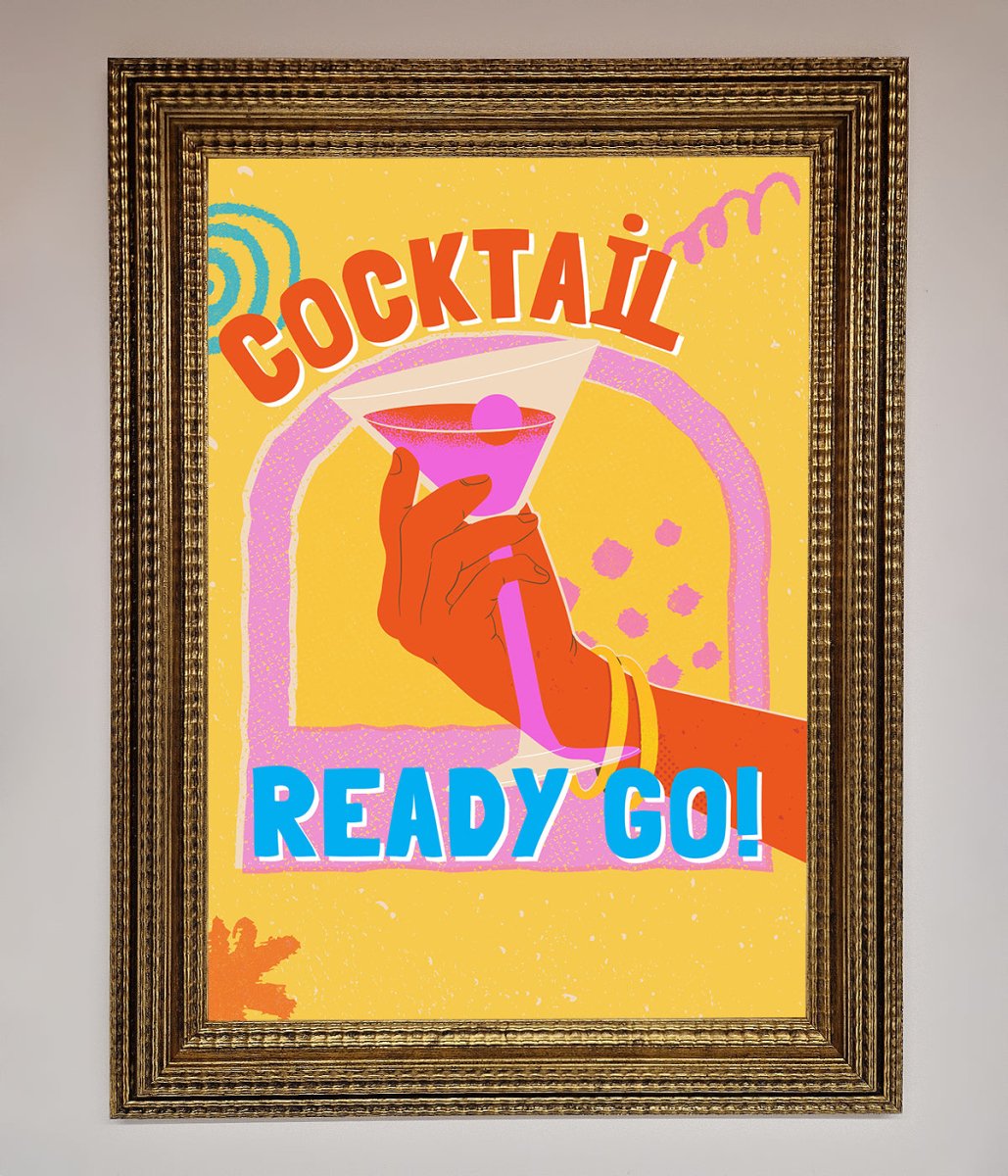 Cocktail Ready Go Framed Poster-15