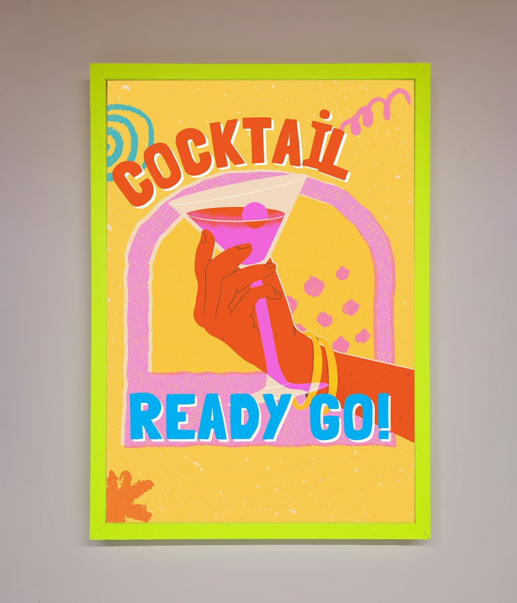Cocktail Ready Go Framed Poster-12