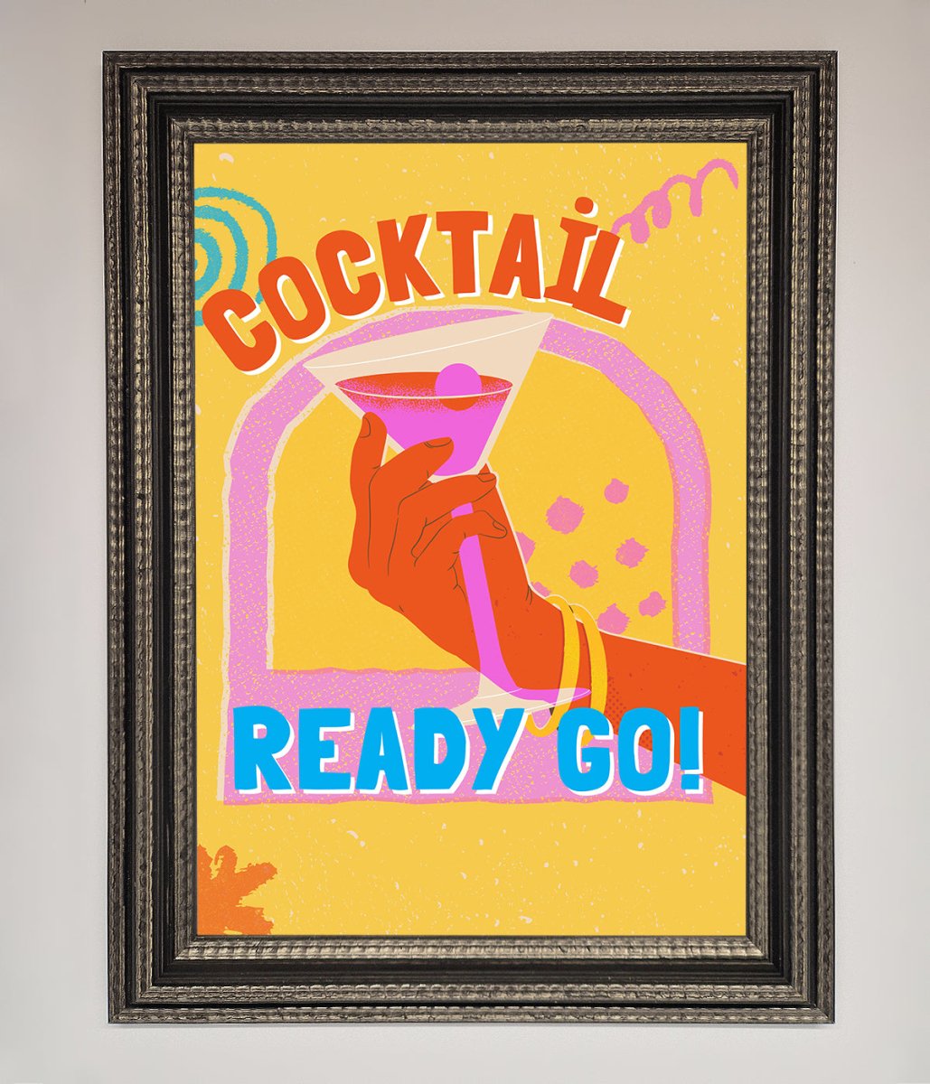 Cocktail Ready Go Framed Poster-17