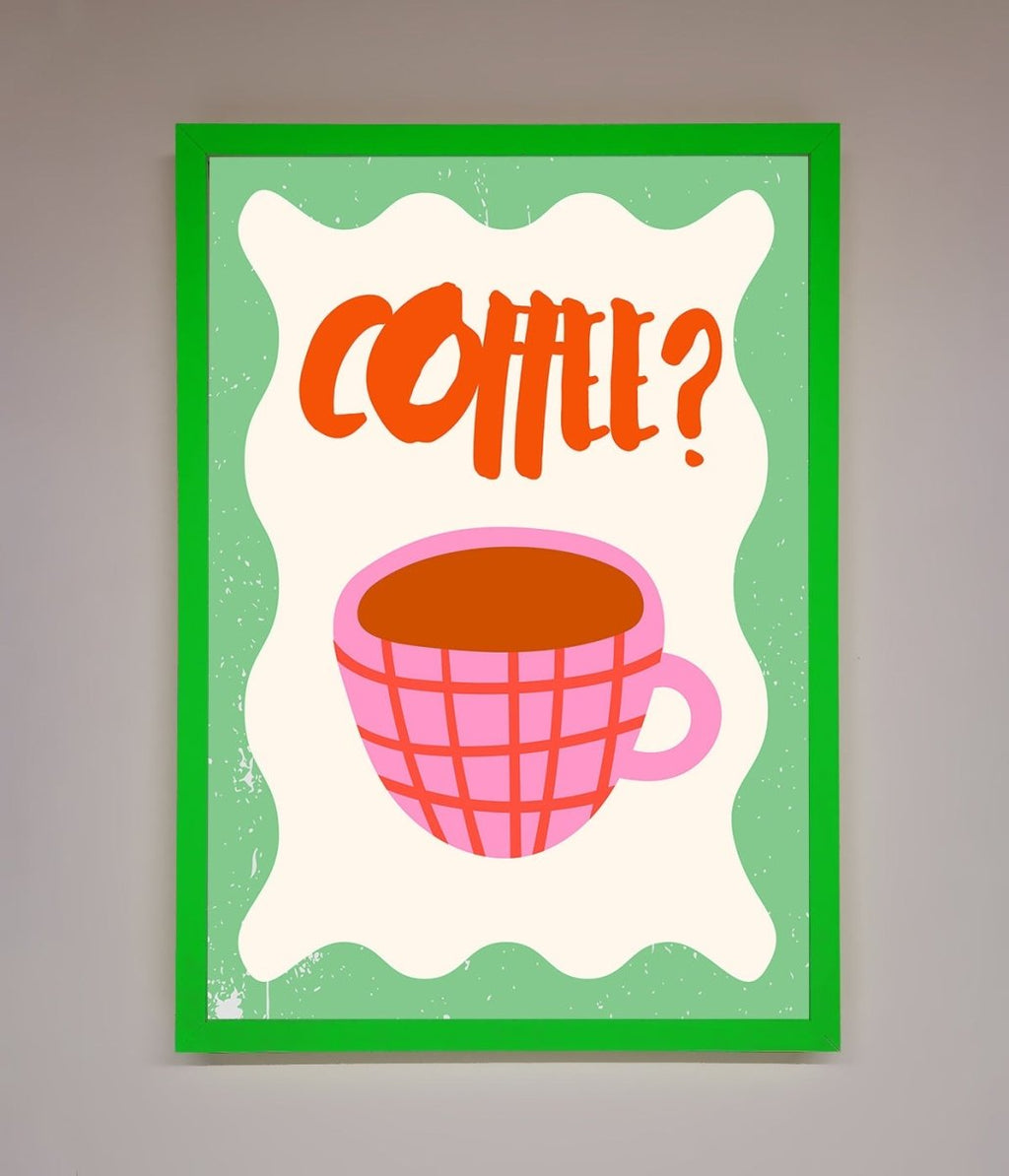 Coffee Pink Mug Framed Wall Art-11
