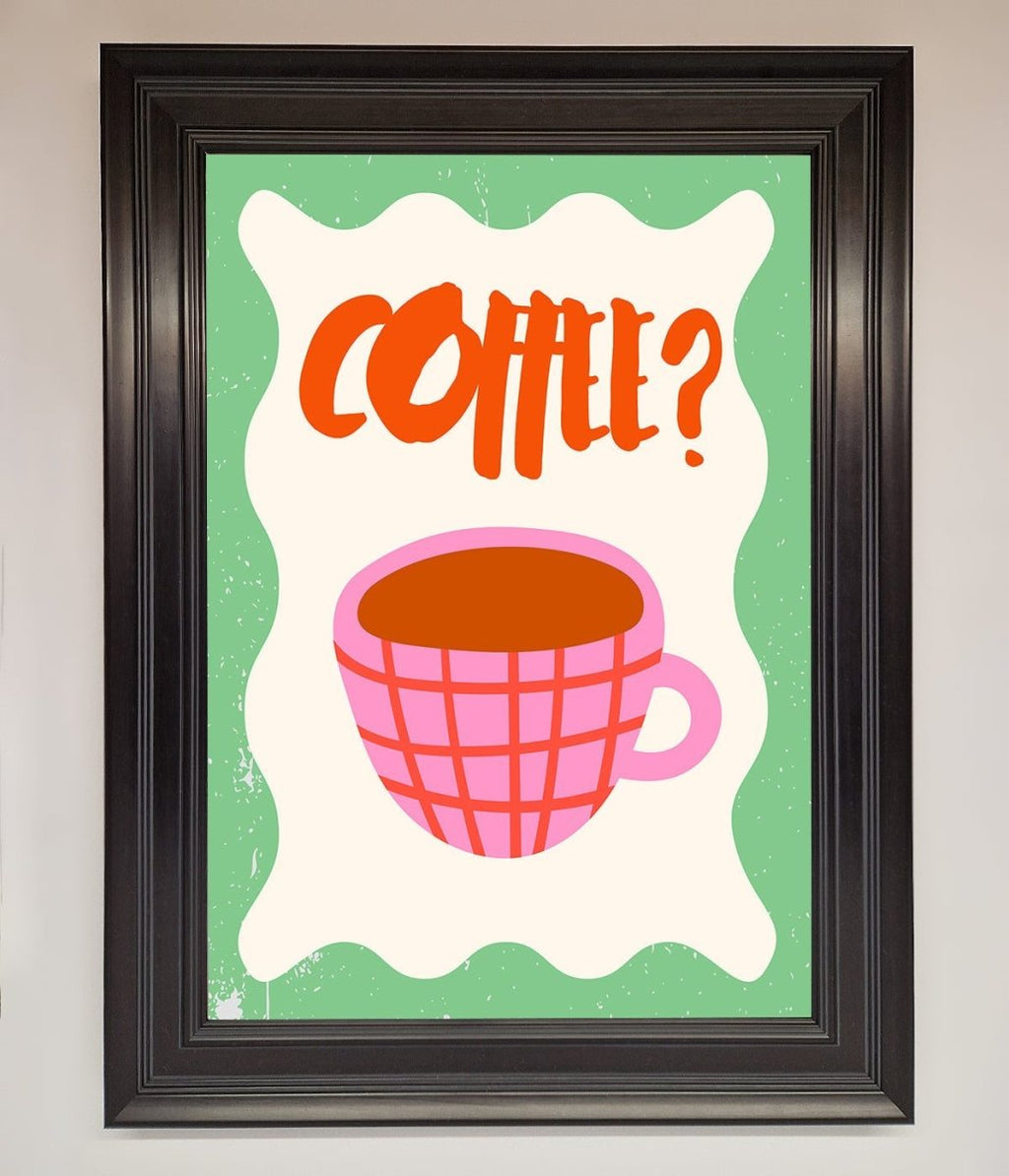 Coffee Pink Mug Framed Wall Art-6
