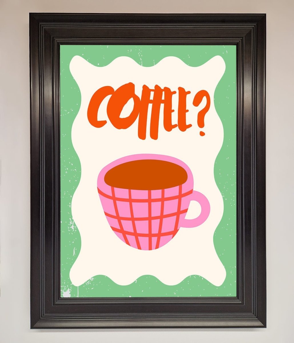 Coffee Pink Mug Framed Wall Art-6