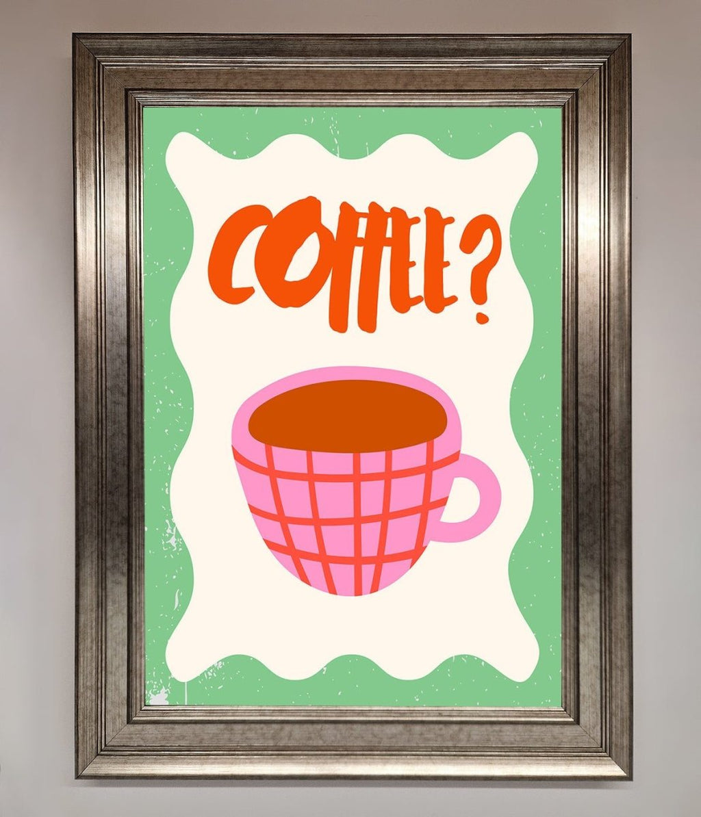 Coffee Pink Mug Framed Wall Art-5