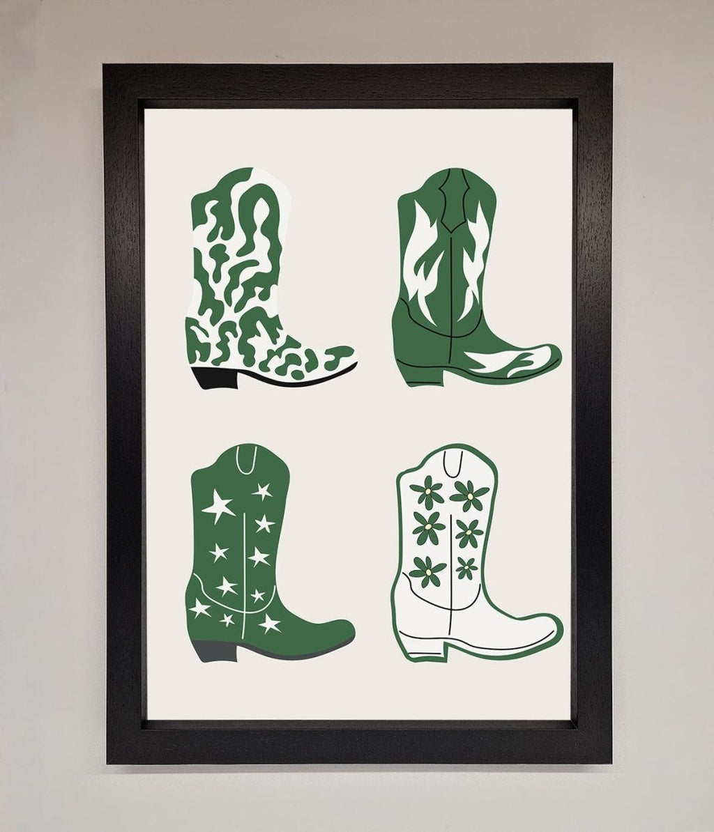 Cowboy Boots Framed Print-1