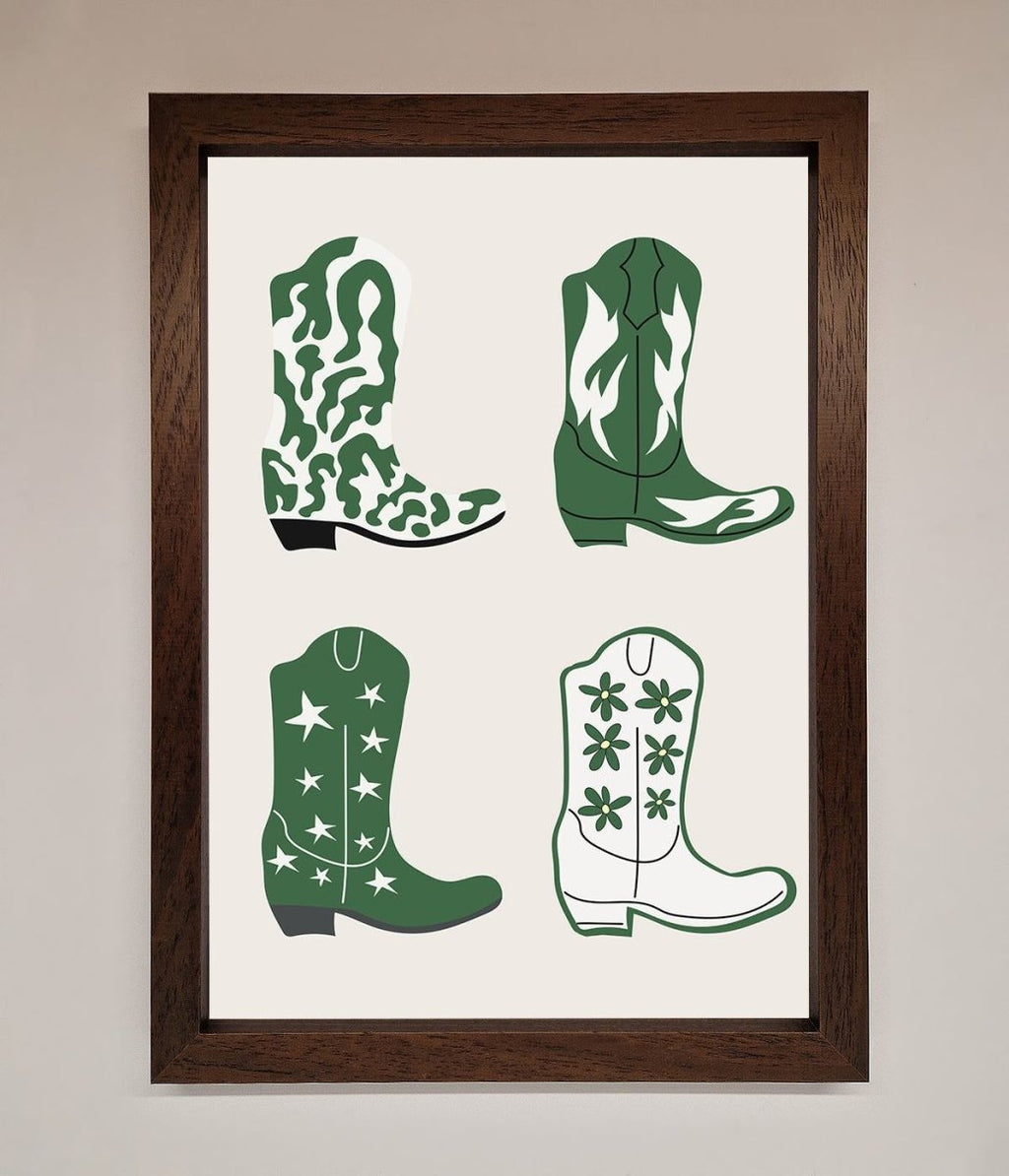 Cowboy Boots Framed Print-10