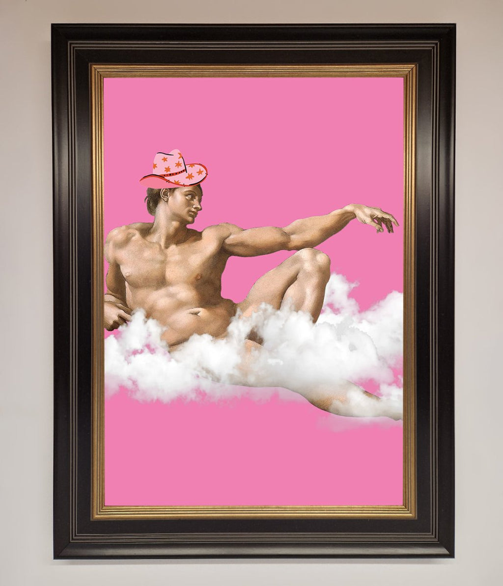 Cowboy On A Cloud Framed Poster-8