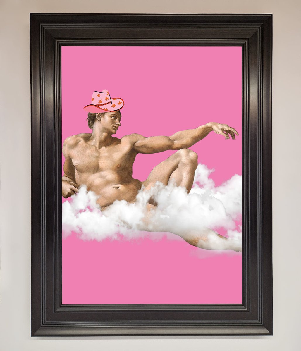 Cowboy On A Cloud Framed Poster-5