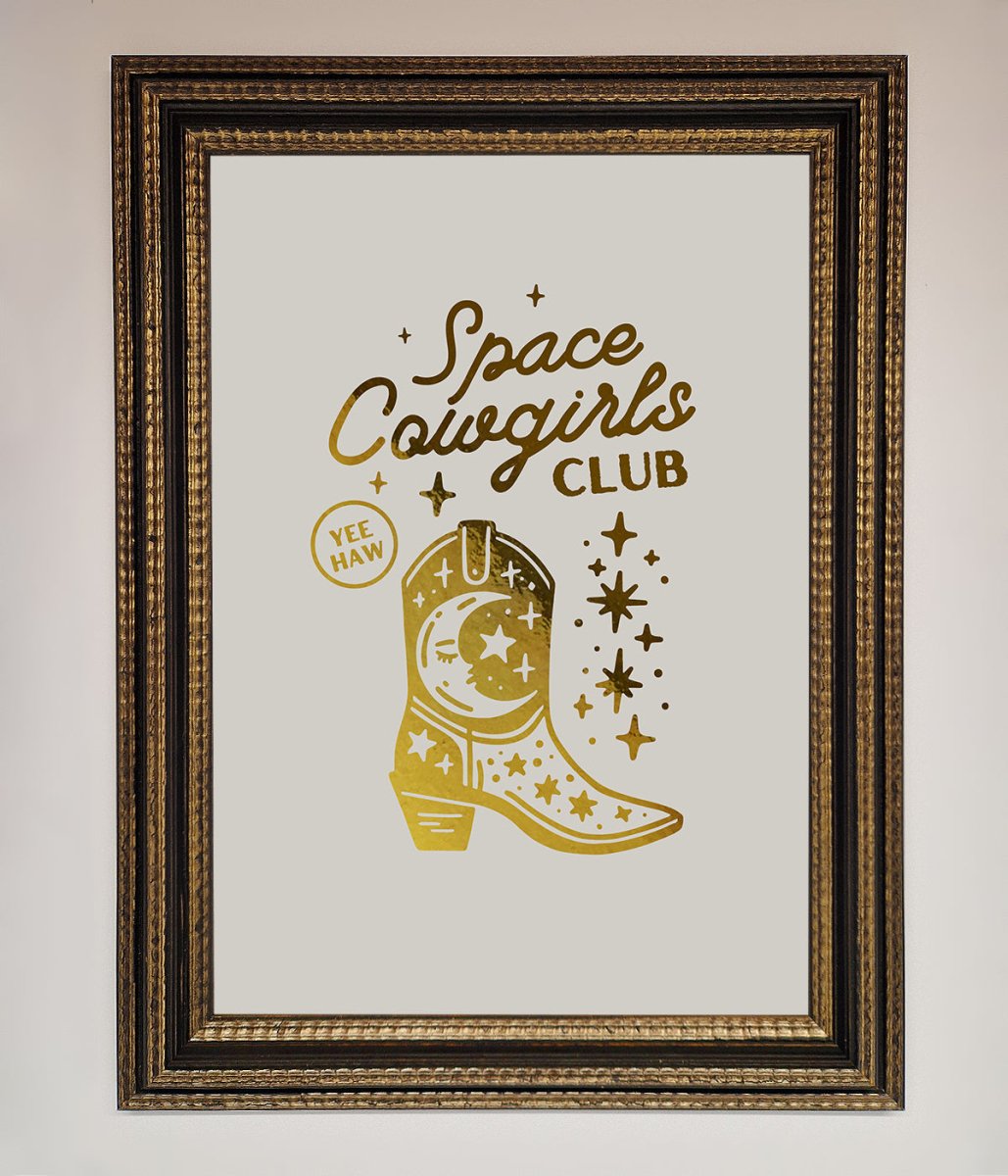 Cowgirl Boot Foil Print-18