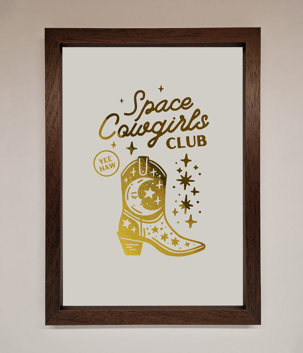 Cowgirl Boot Foil Print-0