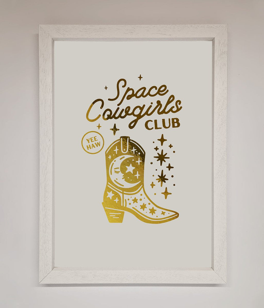 Cowgirl Boot Foil Print-7