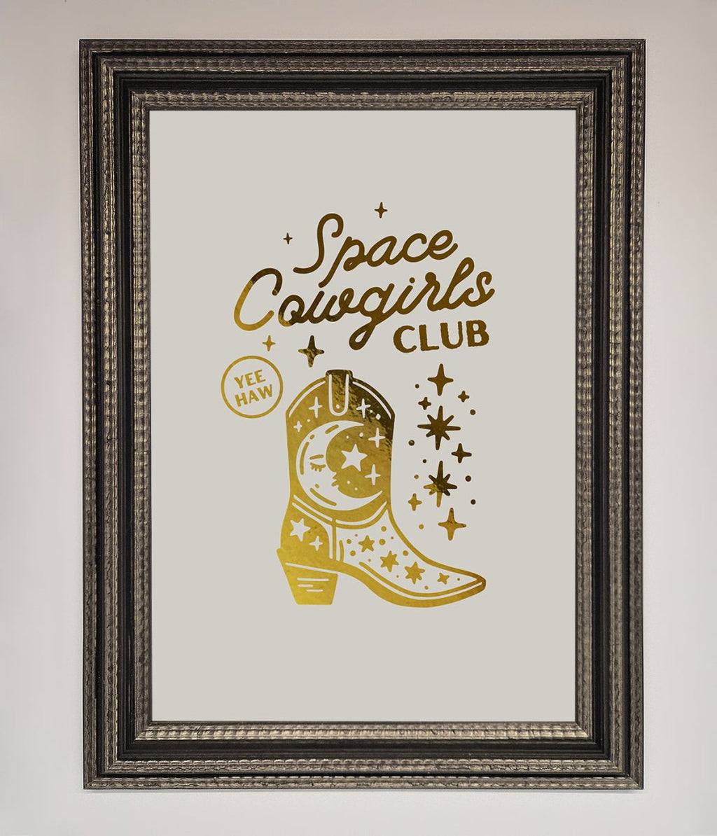 Cowgirl Boot Foil Print-17