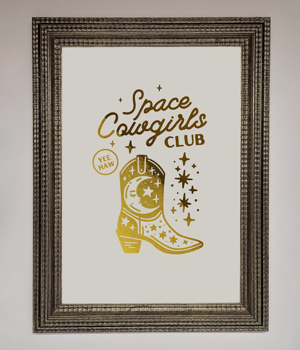Cowgirl Boot Foil Print-16