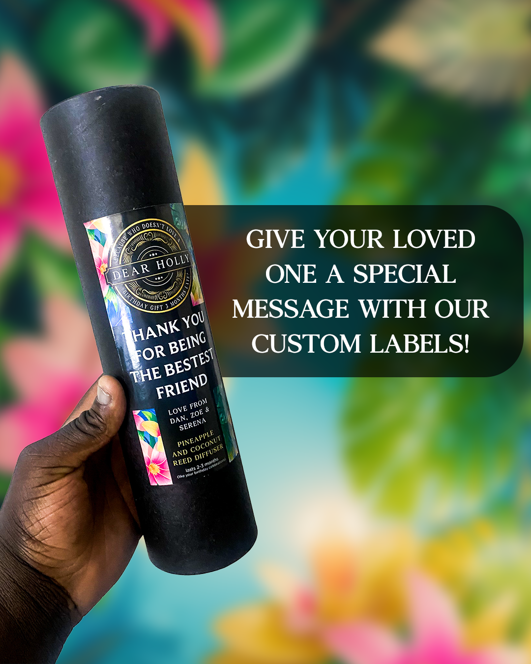 Personalised Reed Diffuser Gift Service-1