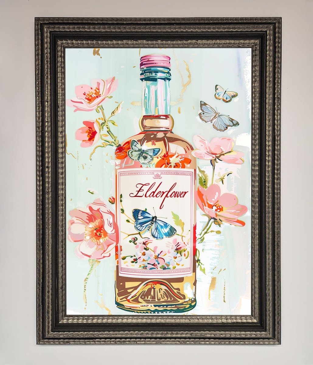 Elderflower Wine Framed Wall Art-17