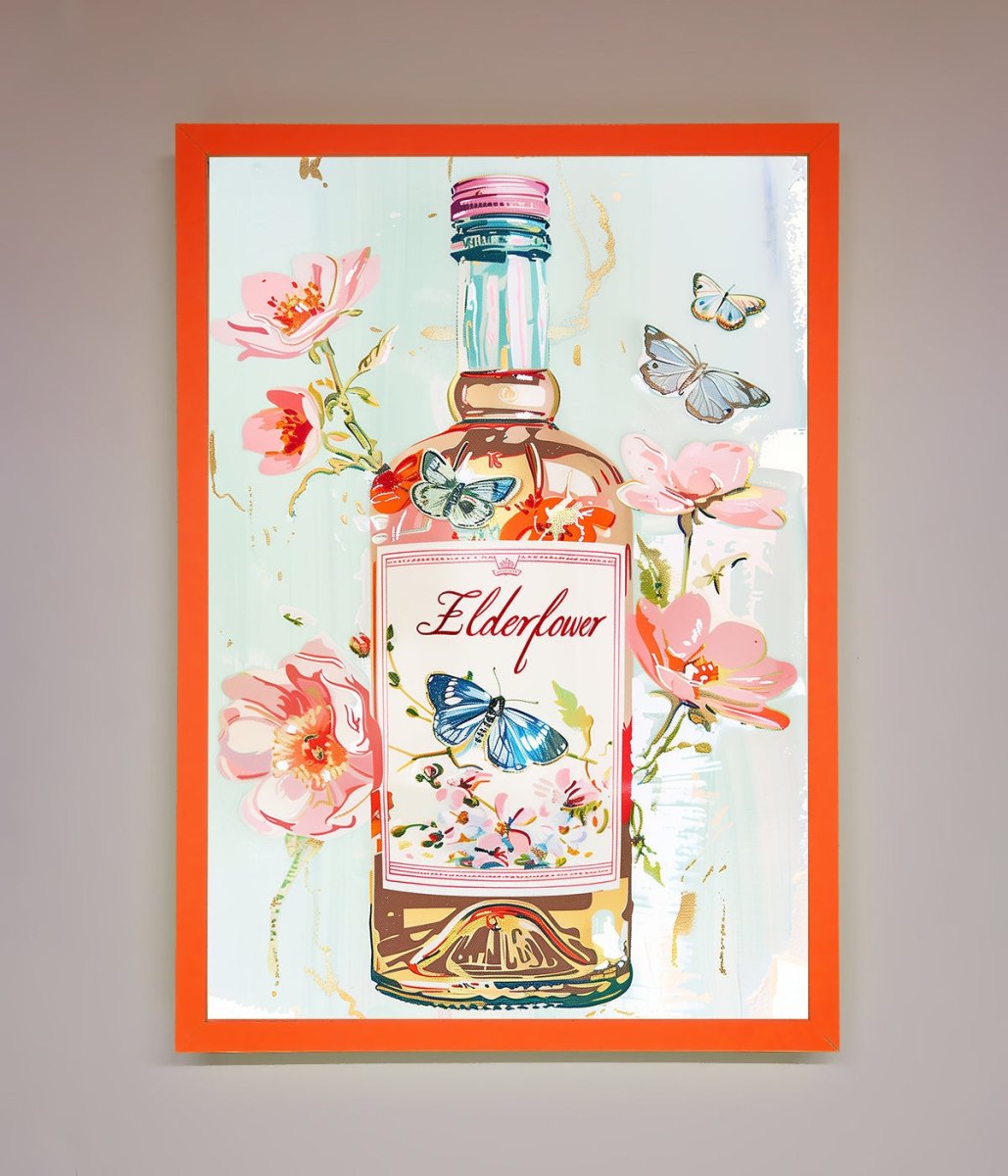 Elderflower Wine Framed Wall Art-10
