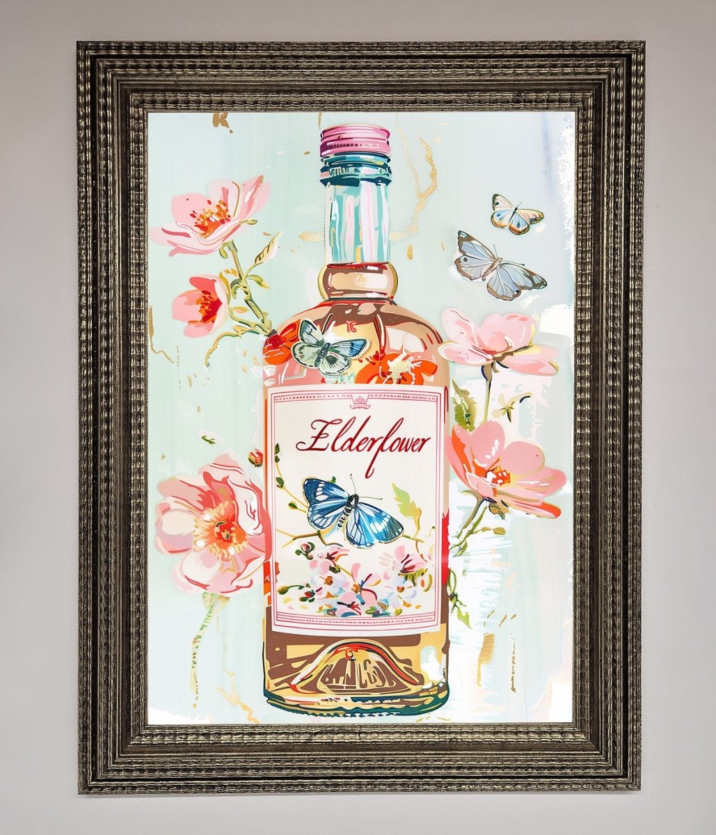 Elderflower Wine Framed Wall Art-16