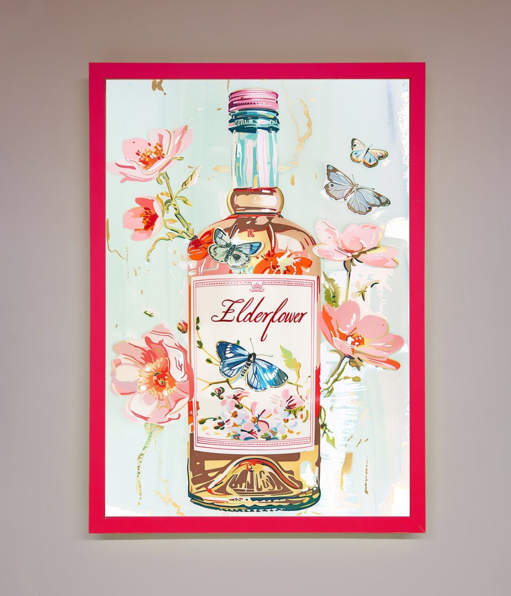 Elderflower Wine Framed Wall Art-13