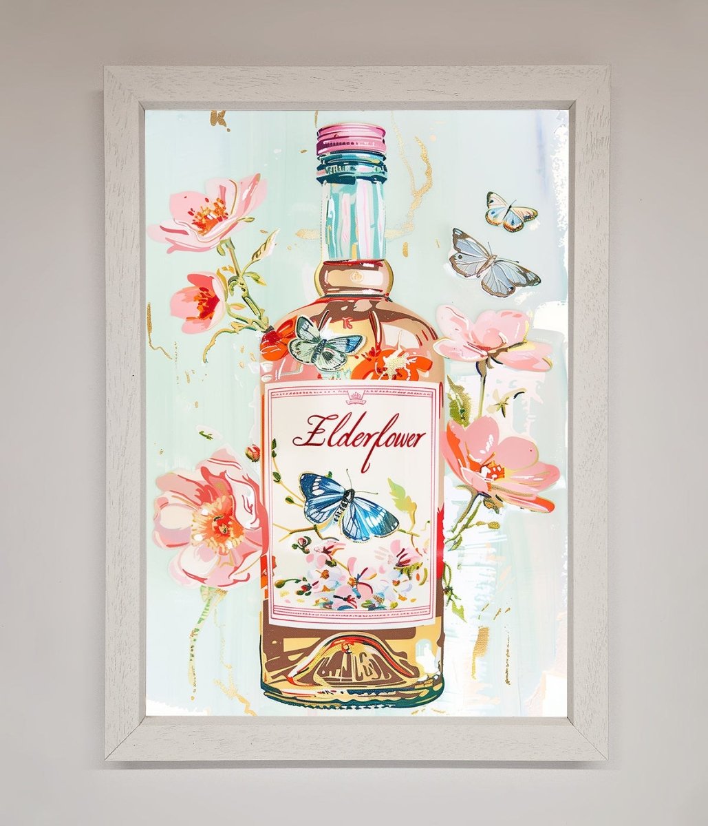 Elderflower Wine Framed Wall Art-2