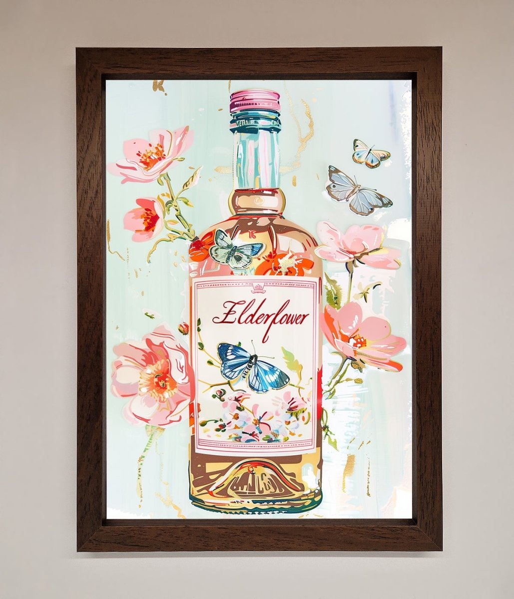 Elderflower Wine Framed Wall Art-4