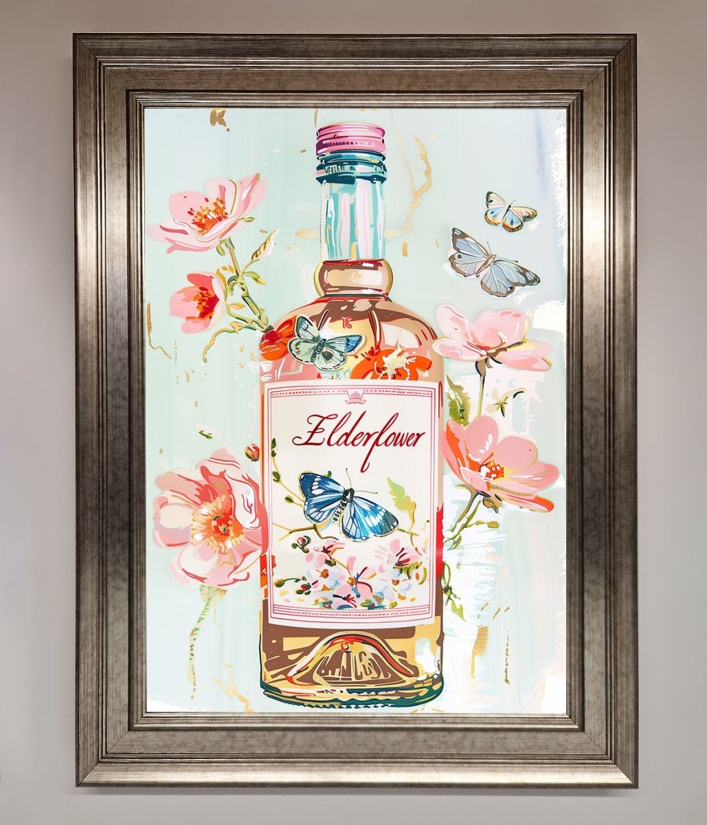 Elderflower Wine Framed Wall Art-5